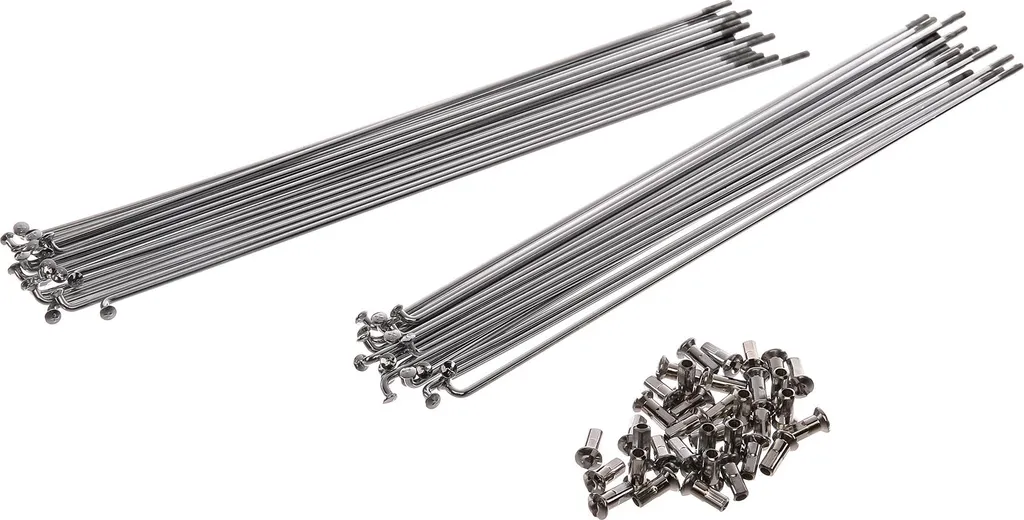 Kit Rayonnage Roue Arrière 22 Pouces pour Simson SR1 en Chrome M3 36 Pcs