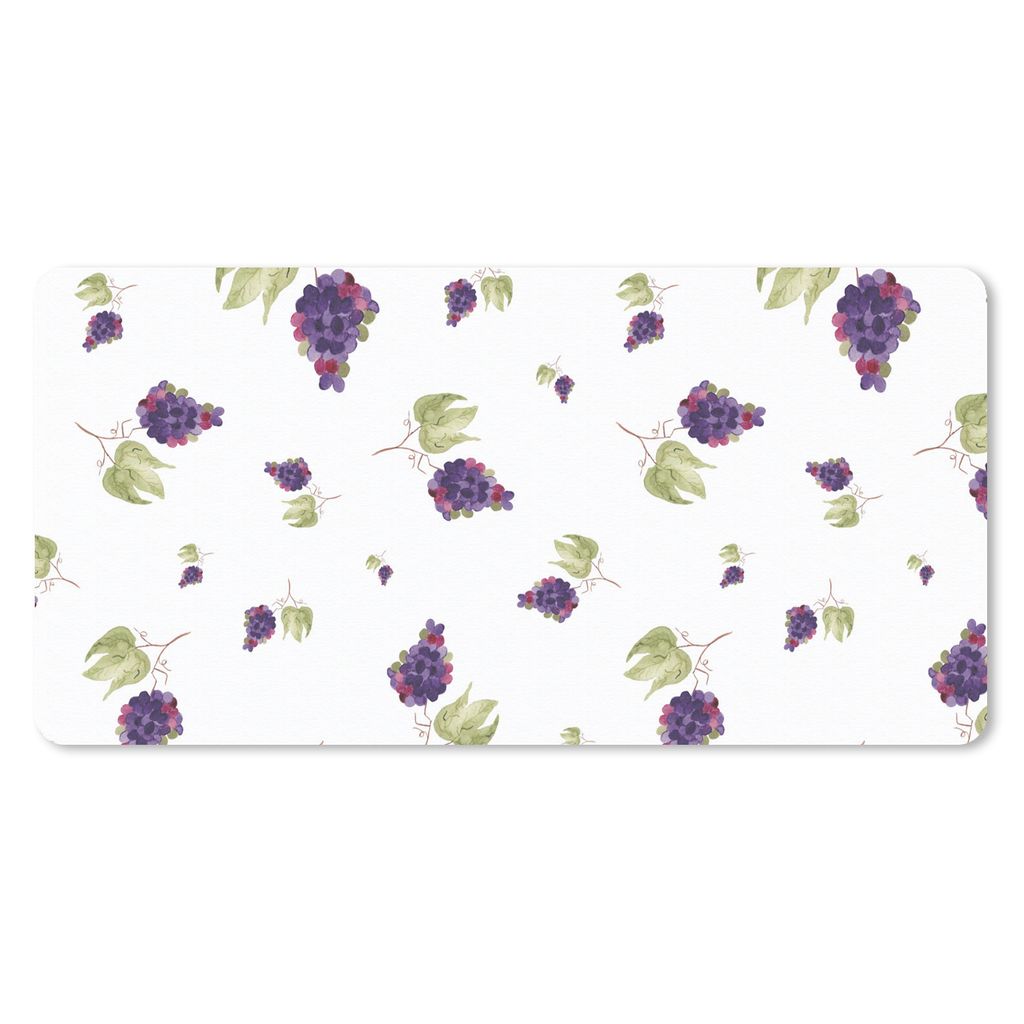 MuchoWow® Mauspad Mousepad Weintrauben - Aquarellfarbe - Produktbild 
