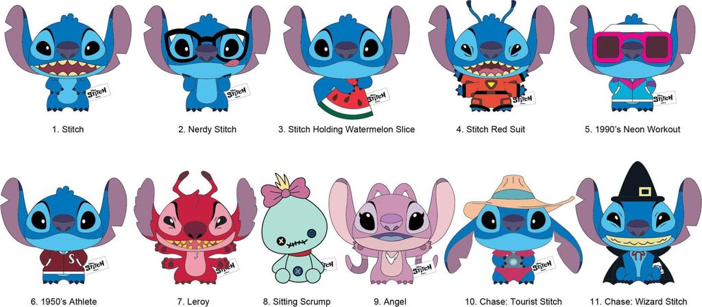 Lilo & Stitch Pendentif de sac en peluche Stitch Display Image du produit 