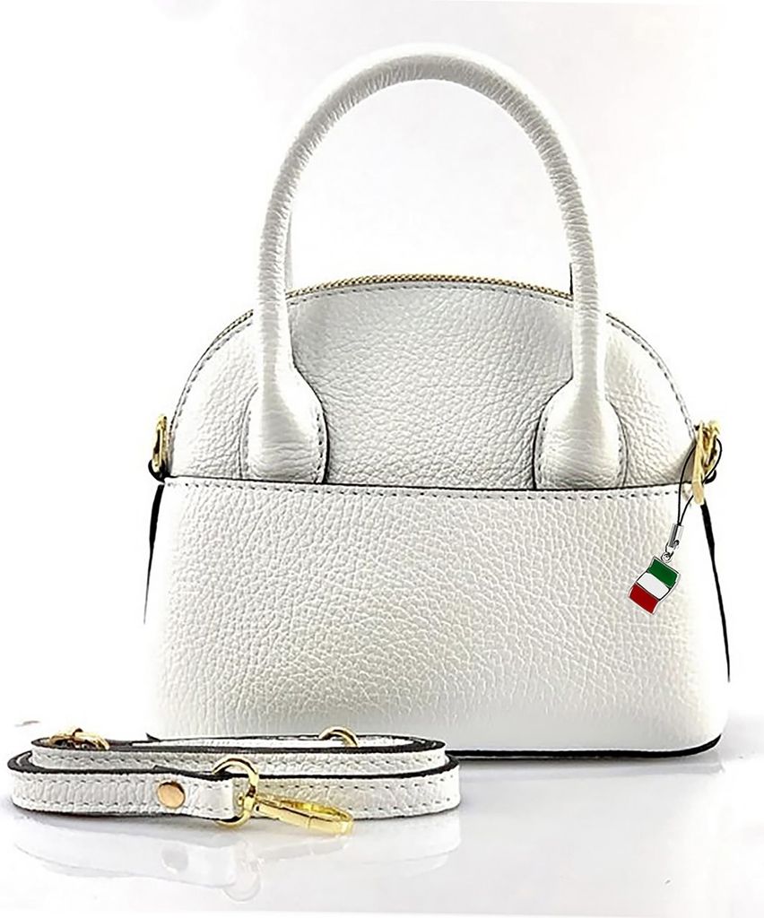 Florence Leder Tasche Umhängetasche weiß OTF814W