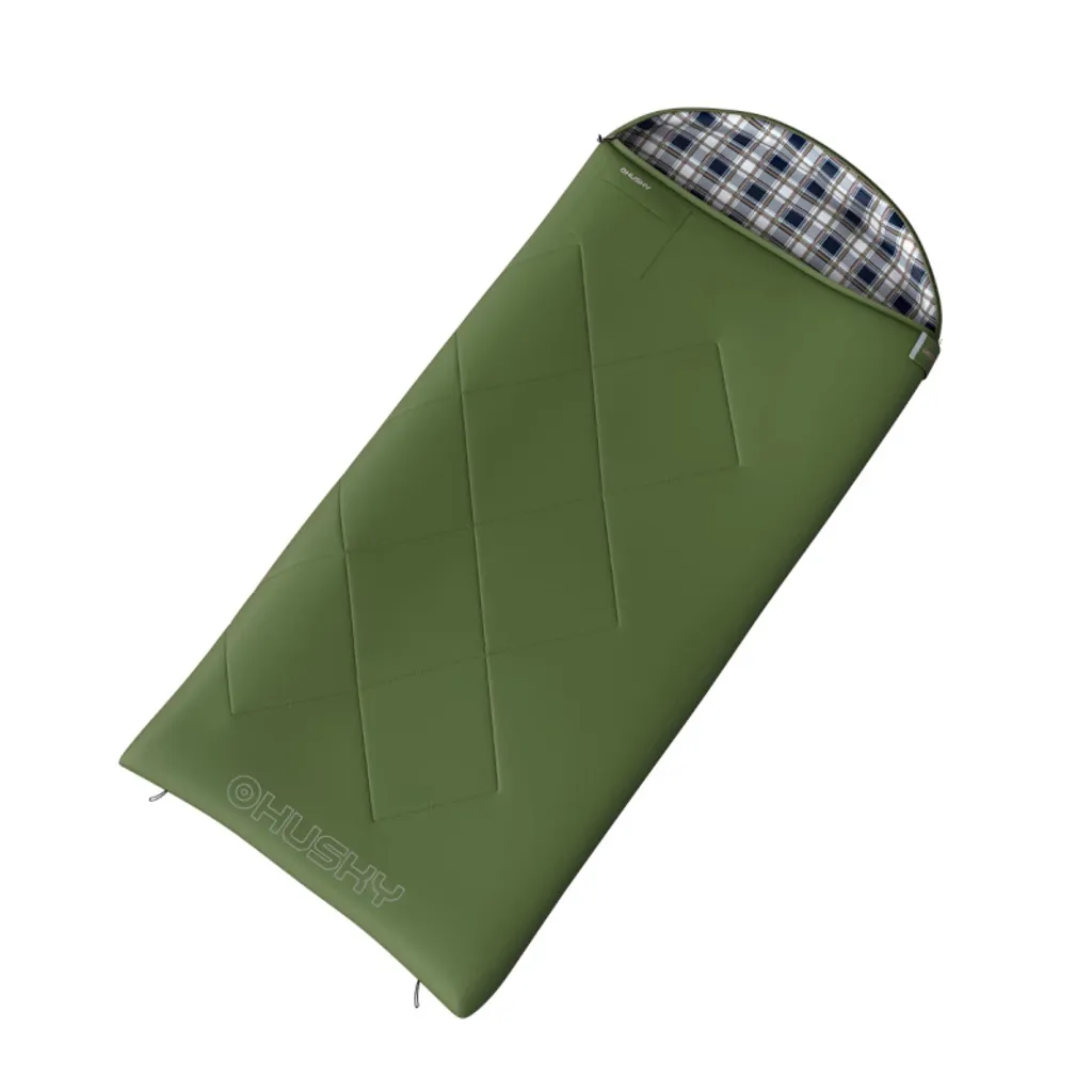 Husky Galy -10°C : Sac de couchage momie 170cm pour enfant en vert
