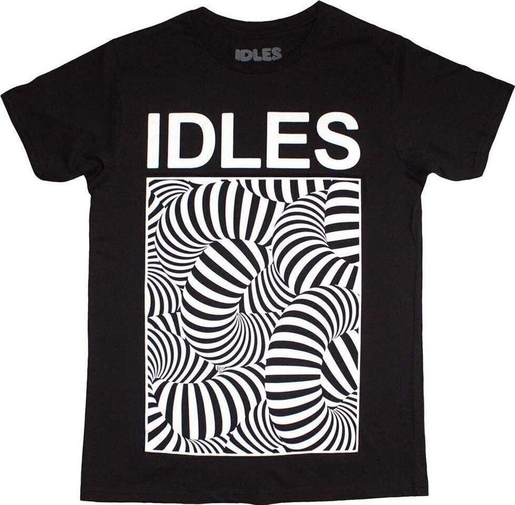 Idles Psych Tubes Black XL T-Shirt