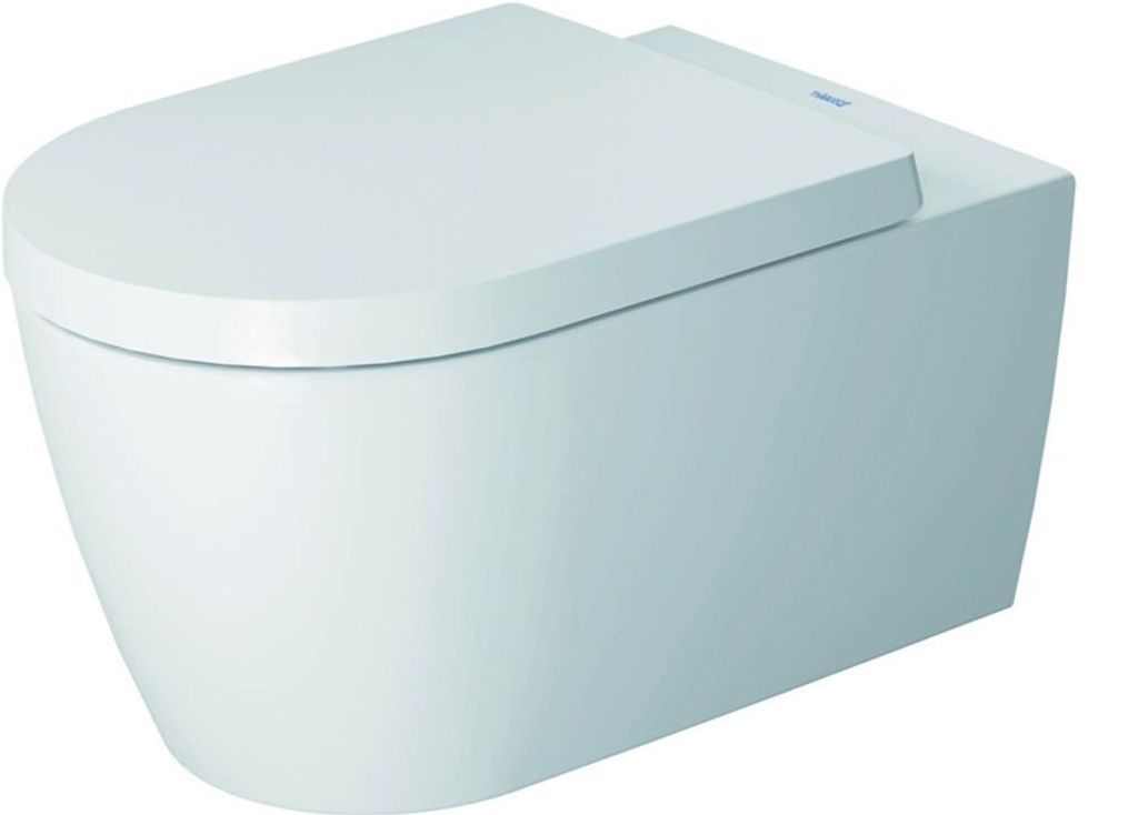 Duravit Wand-WC ME by Starck 570mm Weiß/ Seidenmatt,Tiefspüler,riml.,Durafix,WG