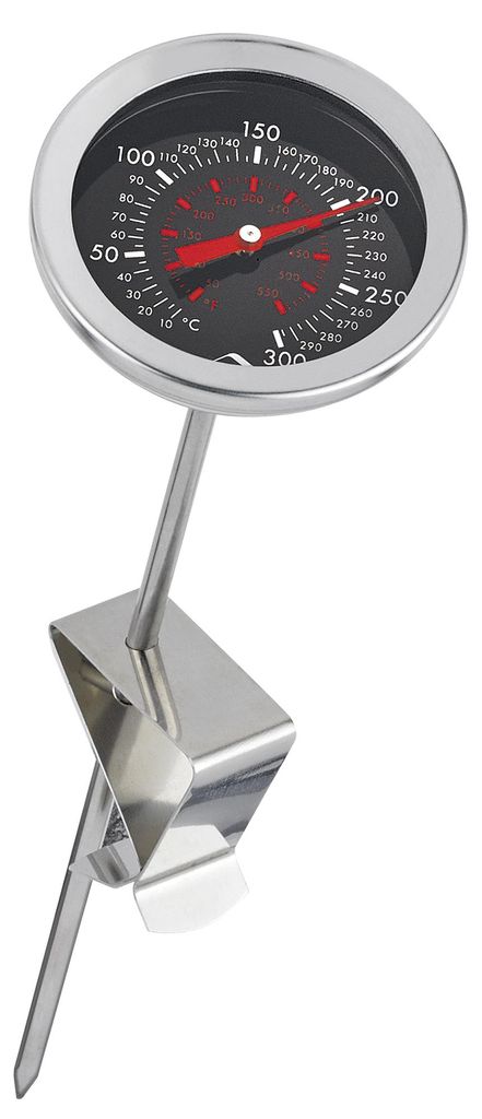 Küchenprofi Edelstahl Frittier-Thermometer mit Clip analog Produktbild 