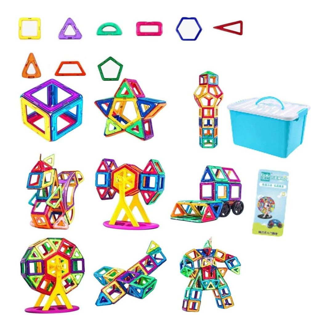 Magnetische Bausteine 168 Teile mini Magnet Spielzeug Kinder DIY Magnetspielzeug Magnet Spielzeug Lernspielzeug Geburtstag Vorschule Kinder Kleinki...