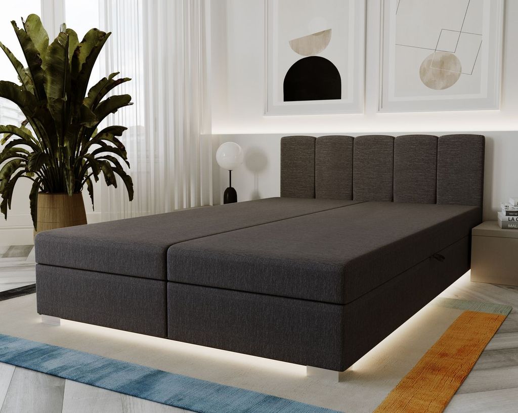 Doppelbett 180x195 INEJ 2 - Graphit