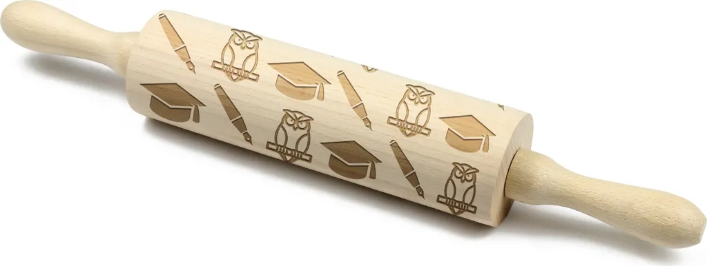 Mattarello Professionale Graduation Art-Dog: Incisione Laser Legno