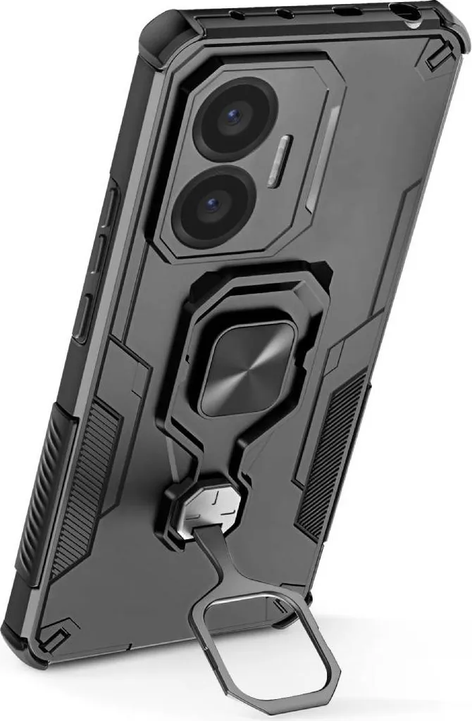 Cover Poco F7 Avizar Antiurto: Custodia con Anello e Supporto Magnetico