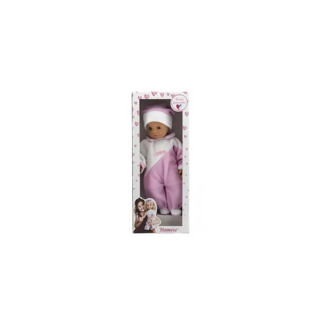 Poupée Bébé Hamiro 50cm avec corps en tissu souple pour enfant
