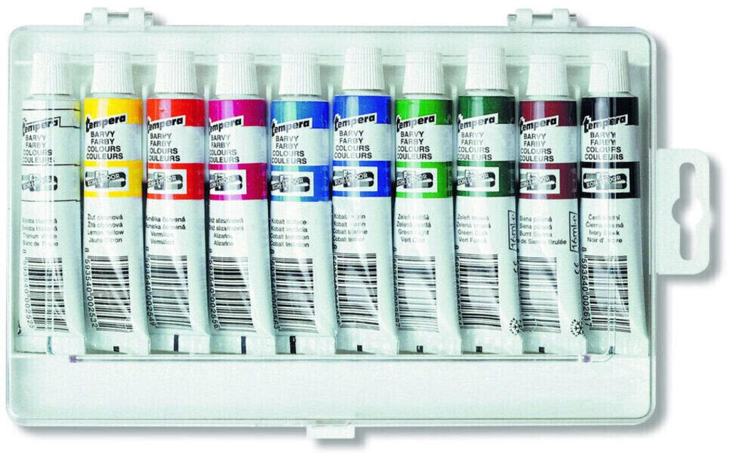 KOH-I-NOOR 16250300000 Sada temperových farieb 10x16ml Obrázok produktu 
