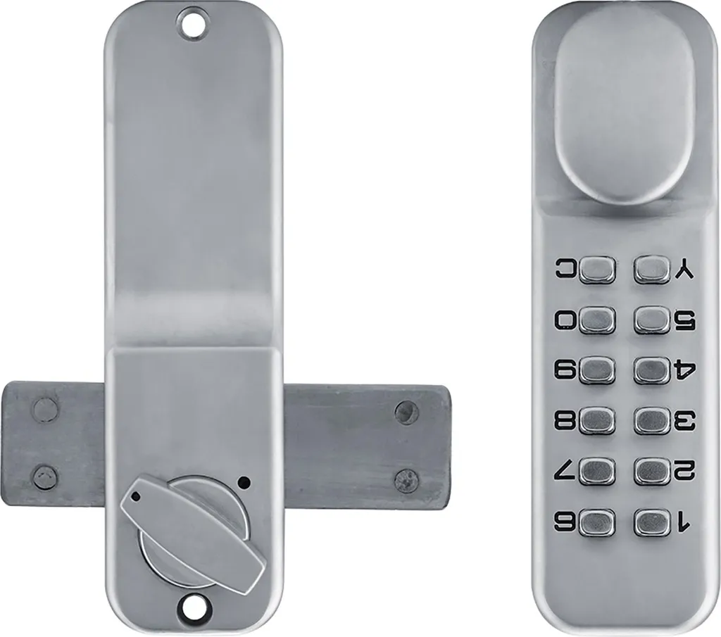 Serrure numérique zinc robuste avec code programmable 11 positions
