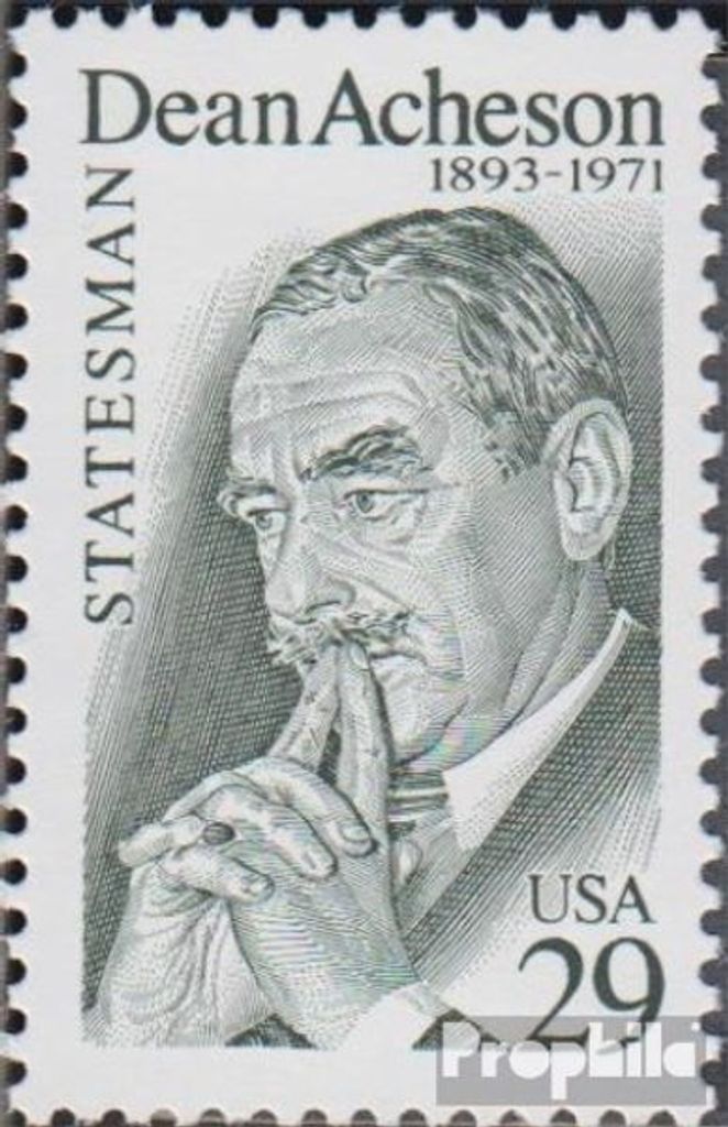 Briefmarken USA 1993 Mi 2354 (kompl.Ausg.) postfrisch Dean Acheson