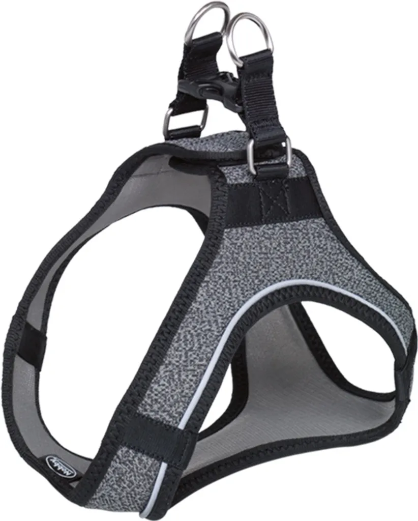 Harnais de promenade Nobby Cayo en maille grise pour chiot et chien