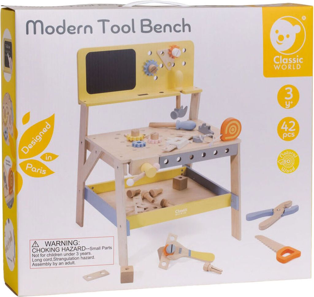 Klassische Welt -Holz -Workbench Modern, 42dlg.