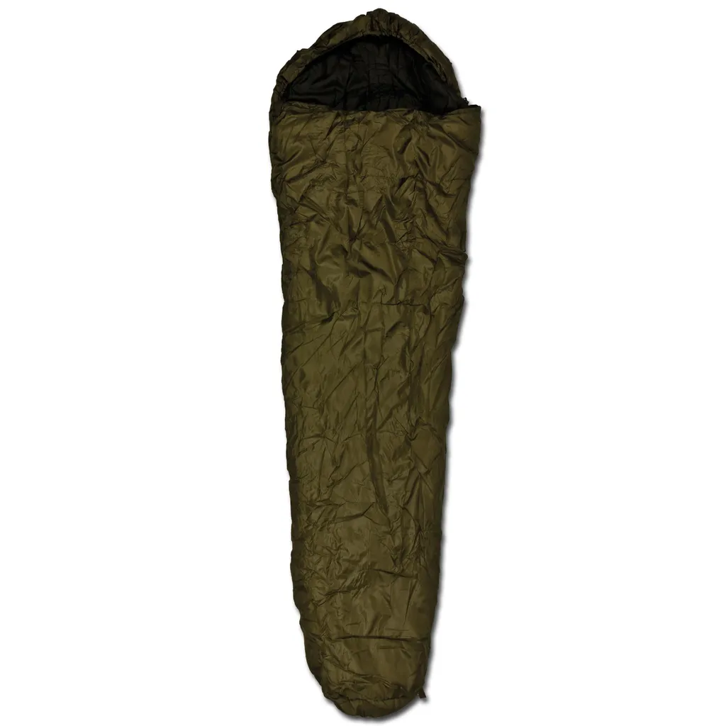 Sac de couchage de randonnée momie 2 couches olive pour bivouac