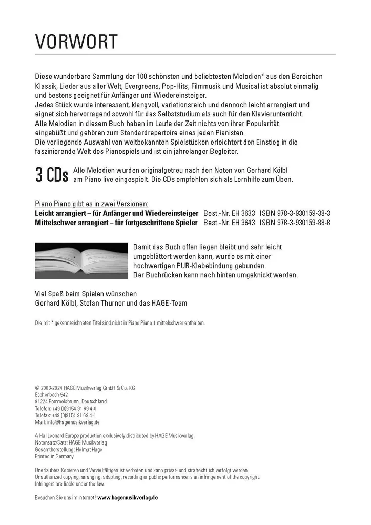 Méthode d'Éducation Musicale Allemande 153 Pages Edition Brochée ISBN - 3