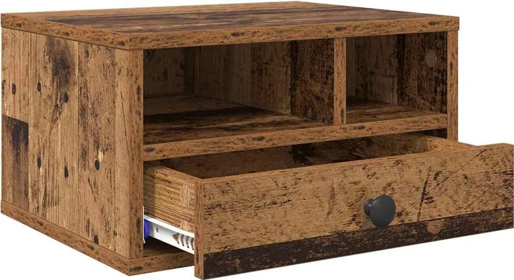 Support d'impression en bois composite robuste aspect chêne ancien - 5