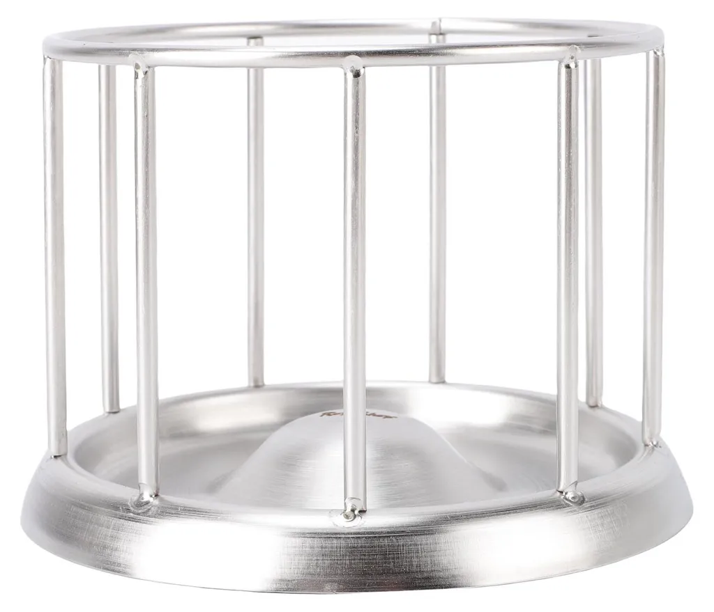 Gamelle pour reptiles en inox grande taille, bol d'eau sécurisé 20cm