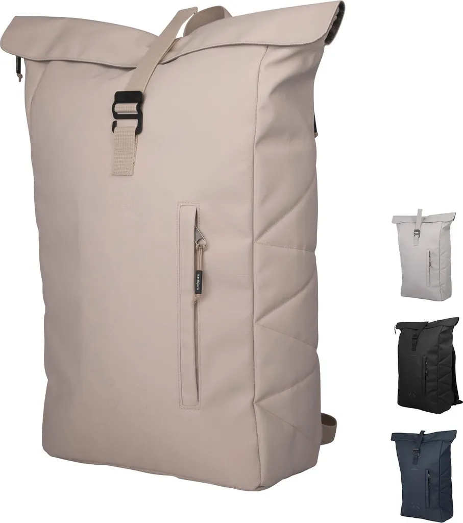 Sac à Dos Rolltop 16L avec Compartiment PC : Noir Résistant et Léger - 10