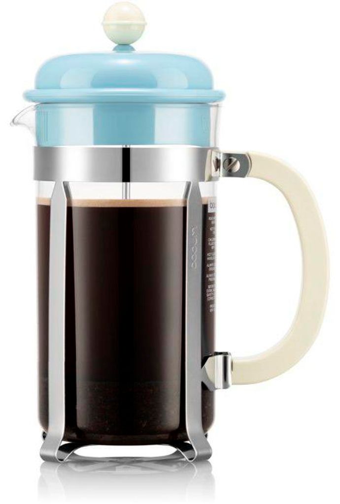 French-Press-Kaffeemaschine mit Kanne – – Caffettiera – Glas – 8 Tassen – 1 l