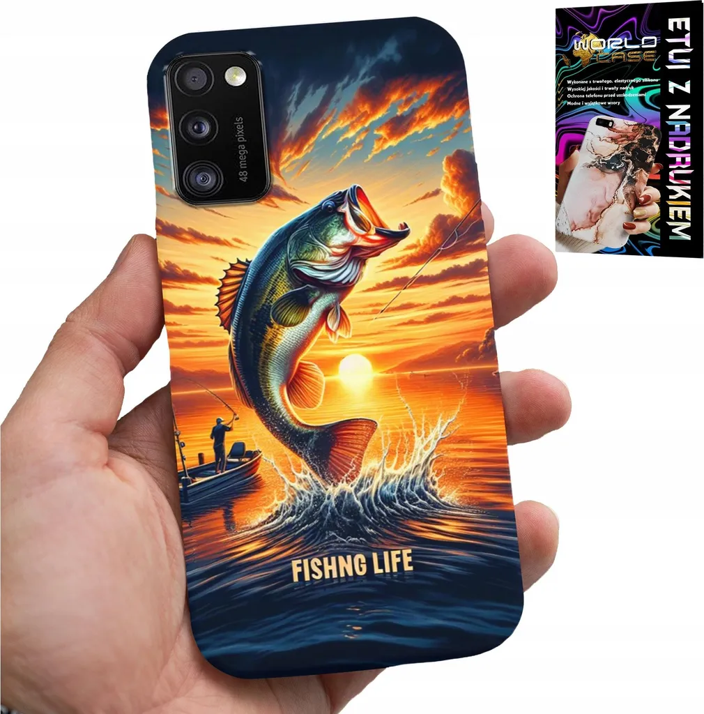 Kit Protezione Samsung A41: Custodia Canna da Pesca e Vetro 9H