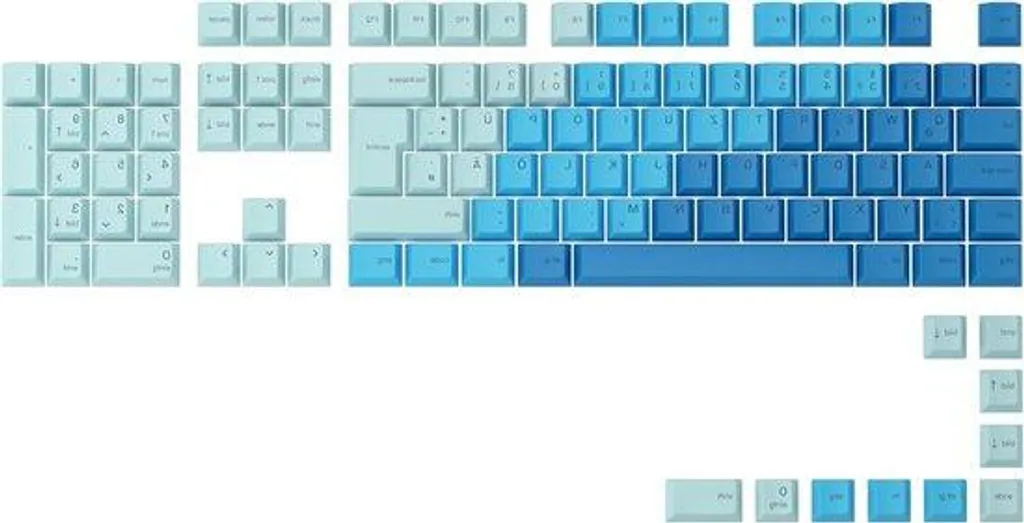 Couvercle de protection pour clavier gaming gris cosmique rigide et transparent