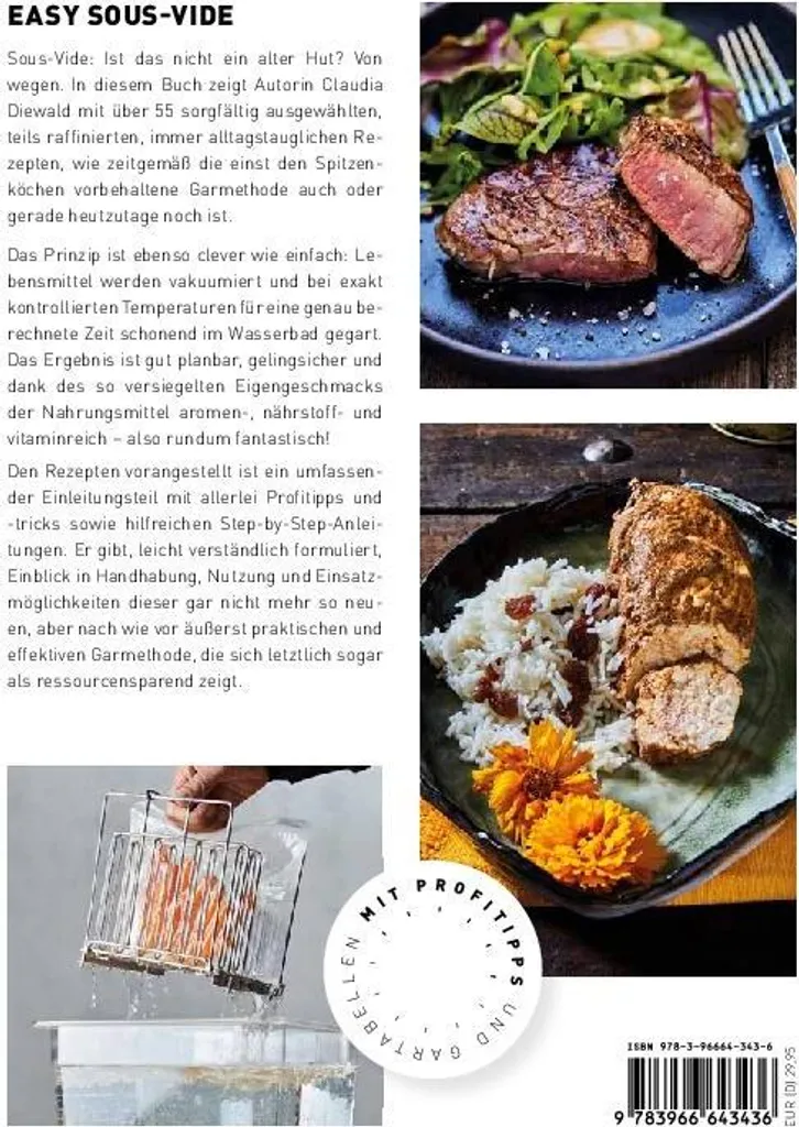 Appareil de Cuisson Sous Vide Easy Kitchen avec Circulation d'Eau 360°