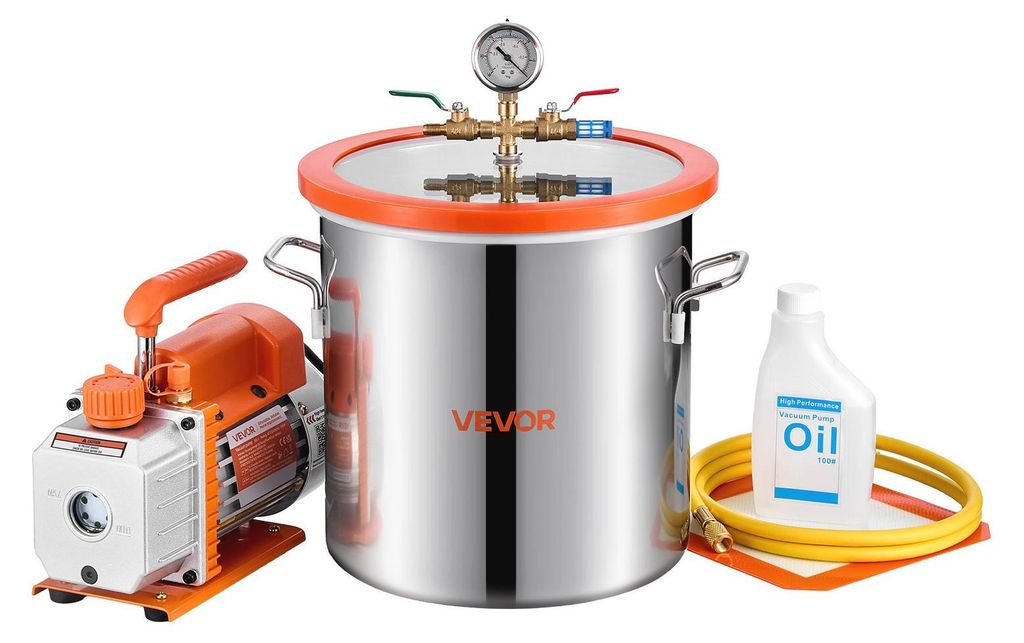 Vakuová pumpa VEVOR s vakuovou komorou 11,4 l, 3,5 CFM 99 Obrázek produktu 