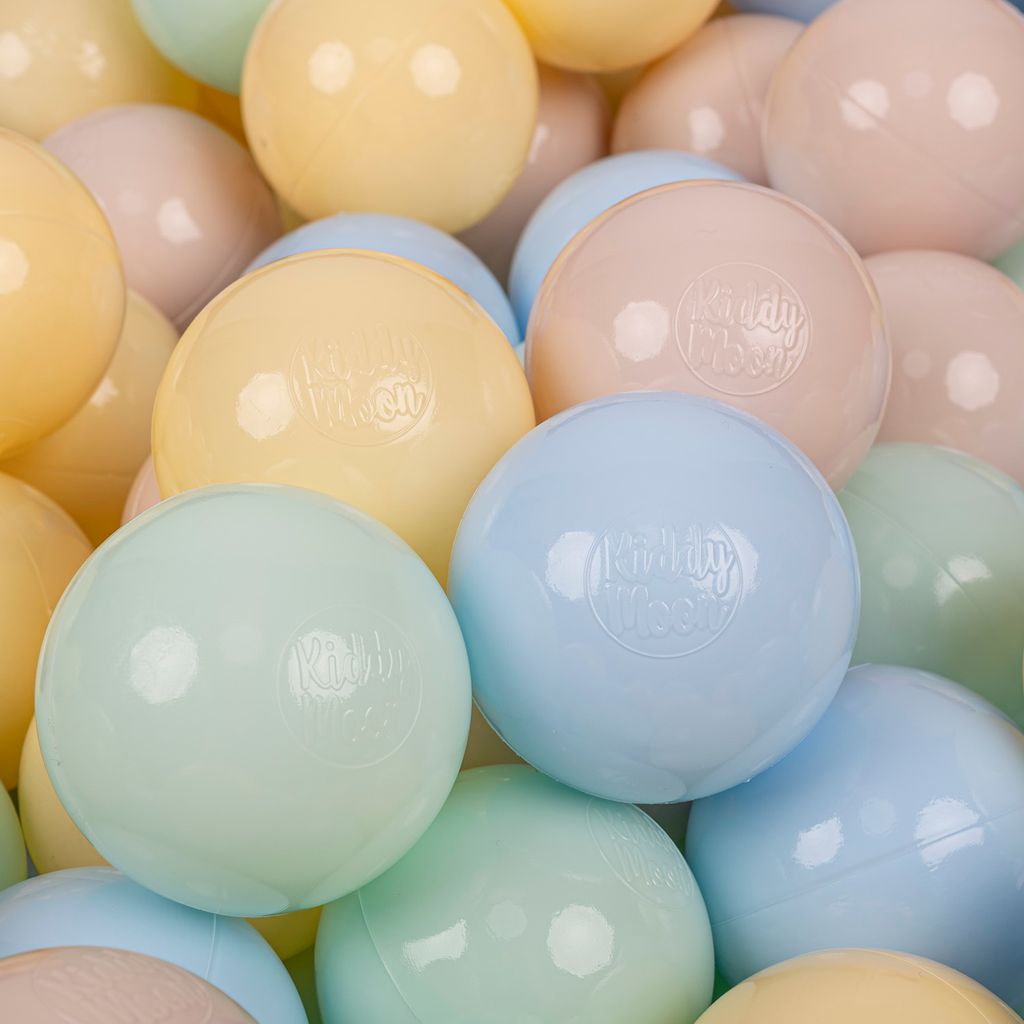 KiddyMoon 200 míčků/7cm-2,75in Měkké plastové míčky na Obrázek produktu 