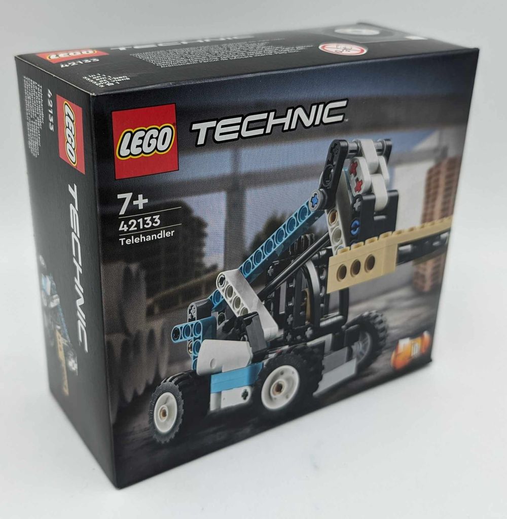 LEGO 42133 Technic 2-in-1 Teleskoplader Gabelstapler und Produktbild 