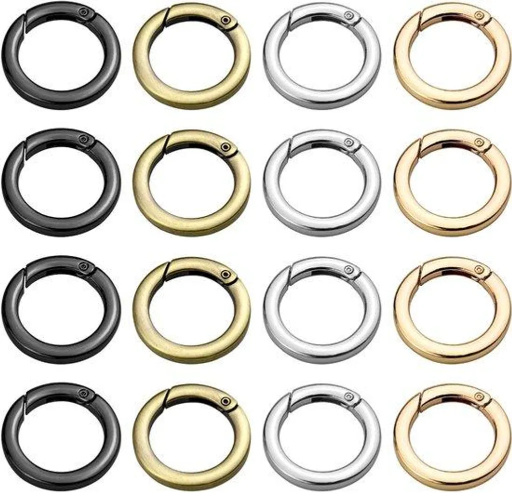 Lot de 16 porte-clés outdoor en alliage de zinc robustes pour l'aventure