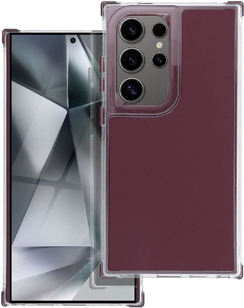 Stylische Bumper Handyhülle – Moderner Look und Robuster Schutz kompatibel mit Samsung Galaxy S25 Ultra Lila