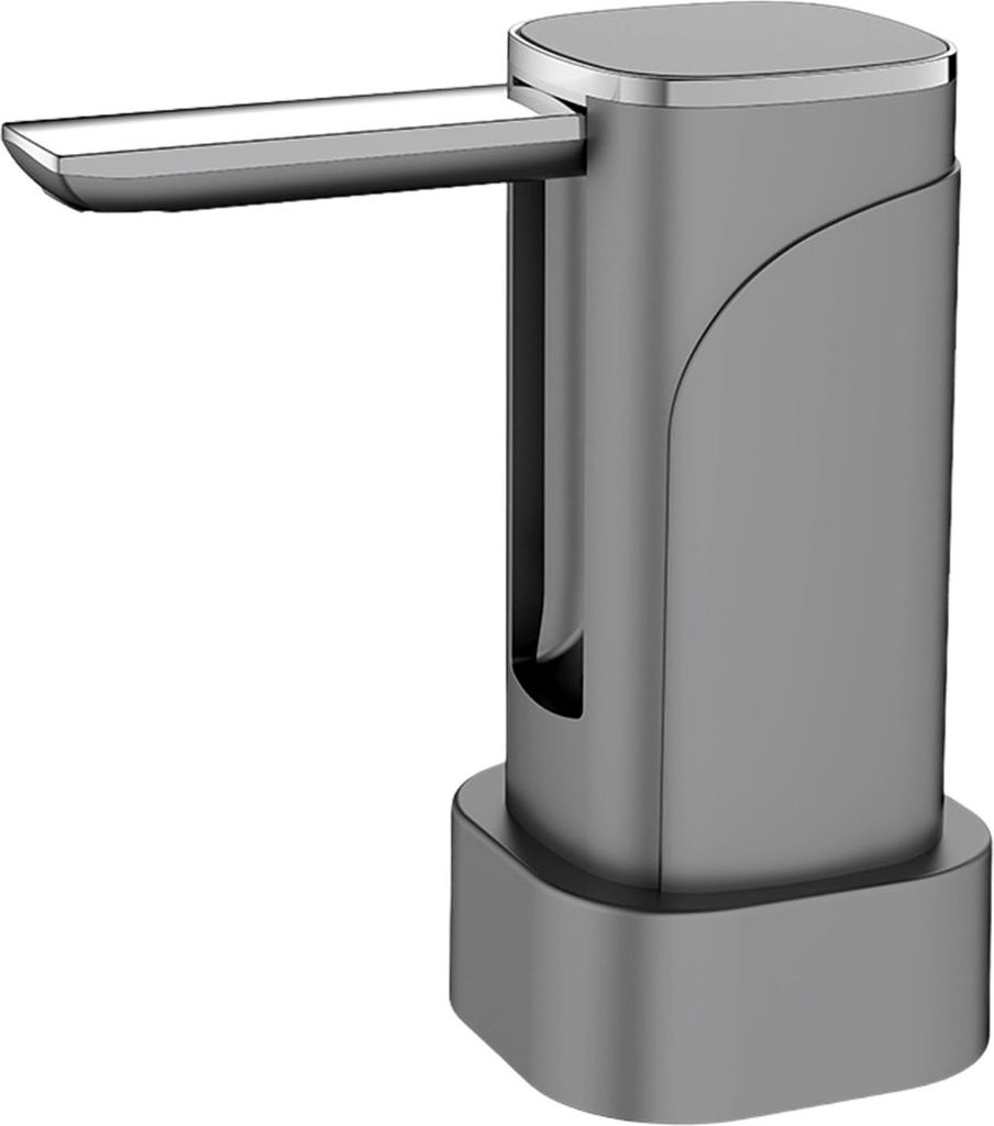 Wasserpumpenspender, Faltbare automatische Trinkwasserpumpe, LED-Touch-Display, 5 Gallonen elektrische Wasserpumpe, USB-Aufladung, tragbarer Wasser...