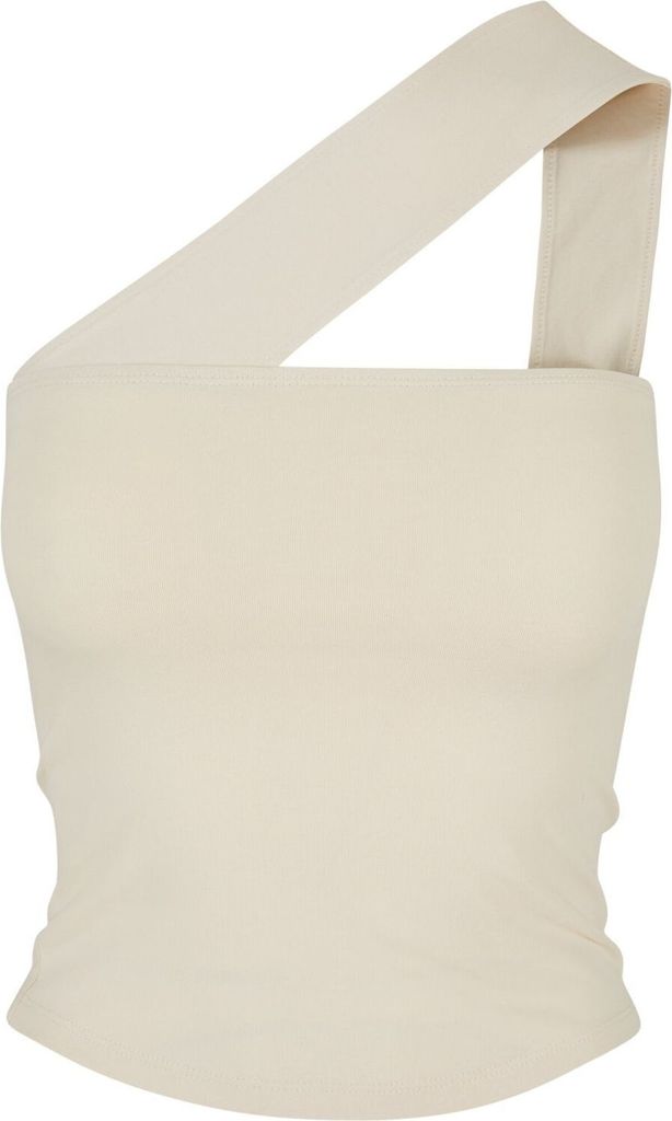 Urban Classics Ladies - One Strap Tank Top whitesand - XS