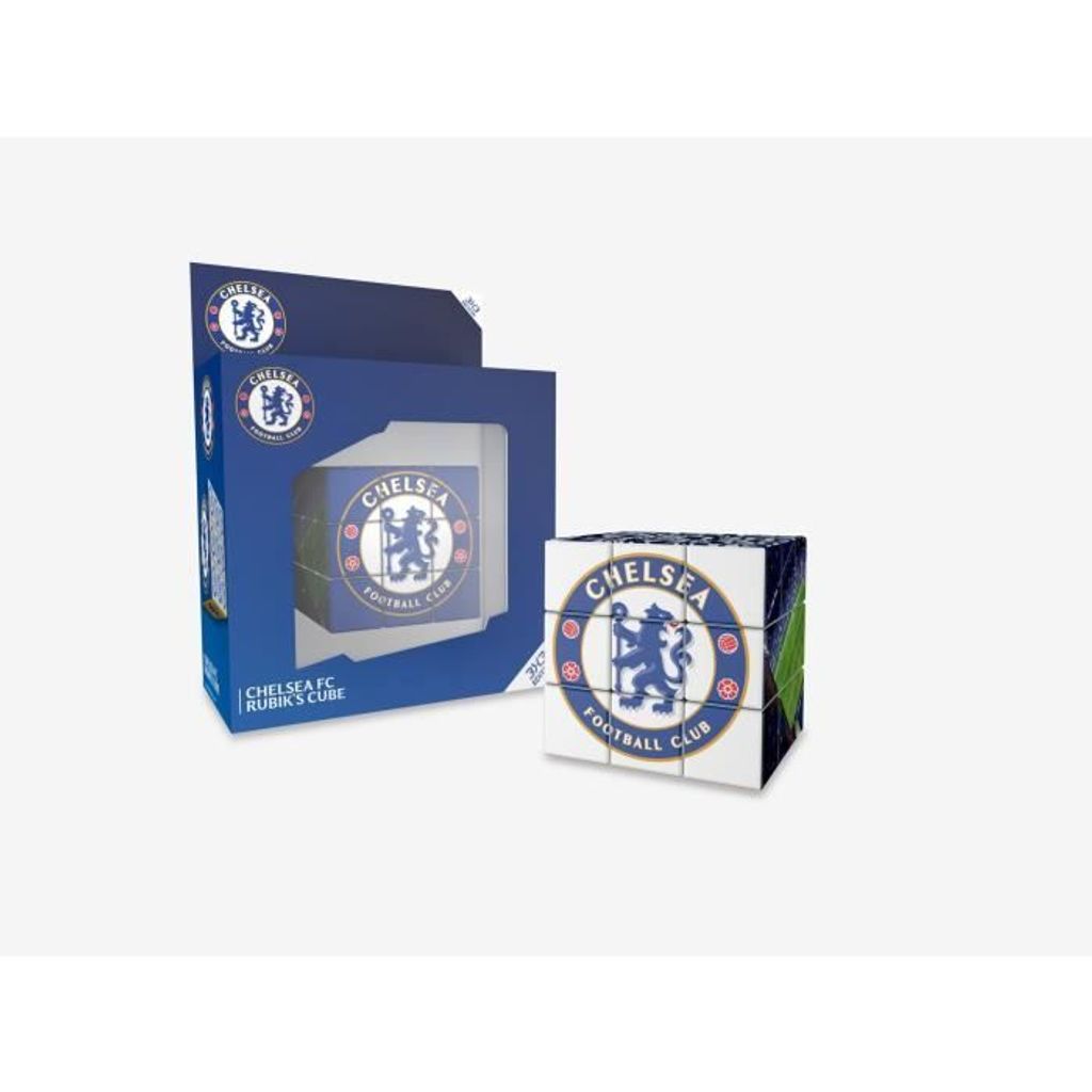 Chelsea FC Zauberwürfel 6x6x6 cm, offizielles Fan-Produkt im authentischen Vereinsdesign