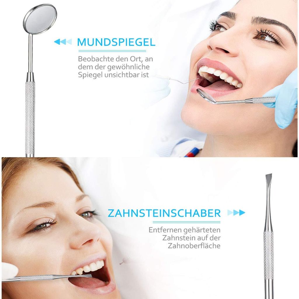 8er Zahnsteinentferner Zahnpflege Set Dental Set Produktbild 7
