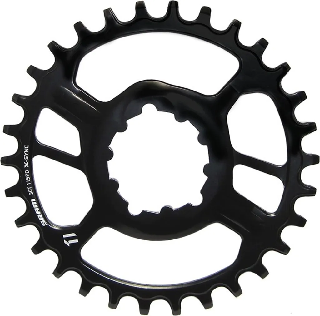 Plateau SRAM en acier robuste X-Sync 28T avec 3 mm déport noir mat