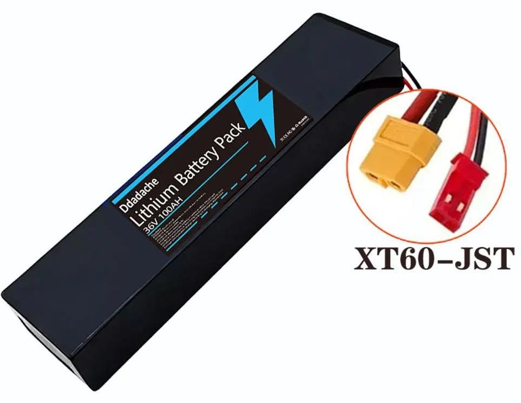 Akku 36V 100Ah für E-Scooter - Li-Ion 10S3P 18650 Batteriepack - Mit BMS - Passend für KUGOO S1 S2 S3 - XT60-JST Stecker