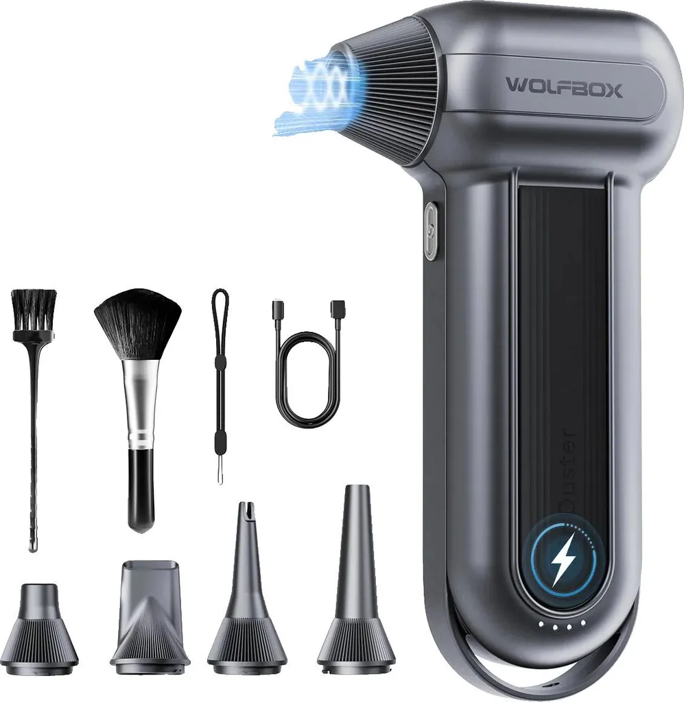 Dépoussiéreur électrique sans fil : l'air comprimé rechargeable MF100