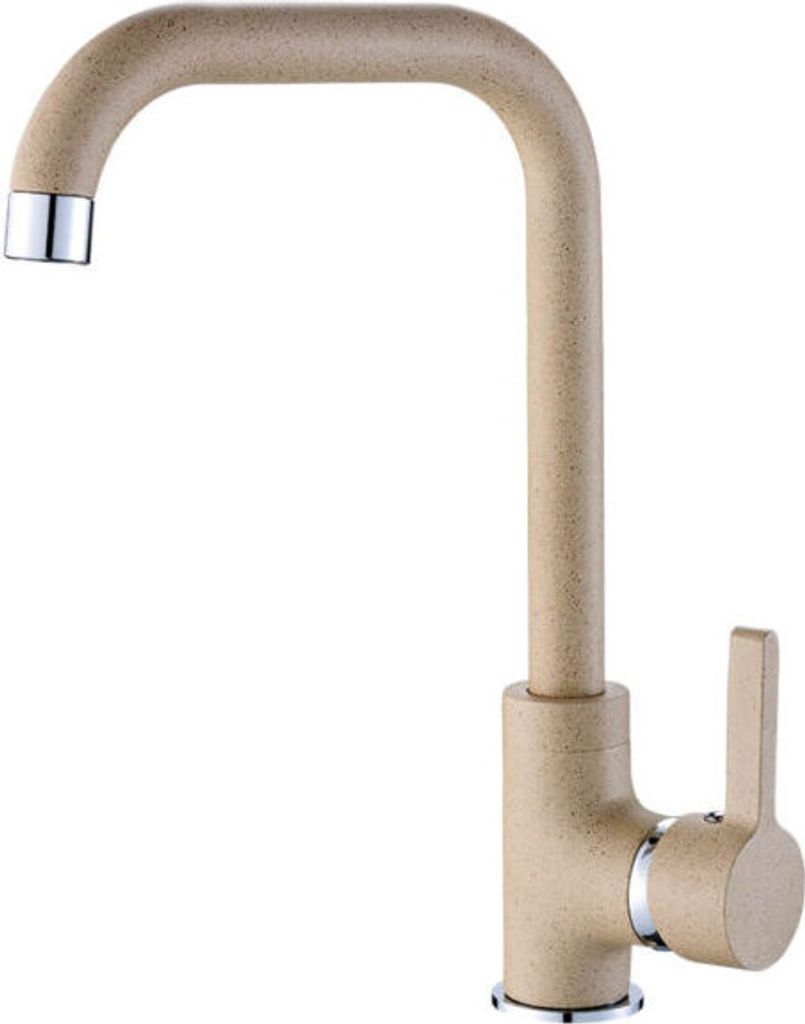 BADLAND Küchenarmatur Wasserhahn LENA Küchenmischer für Küche in Beige
