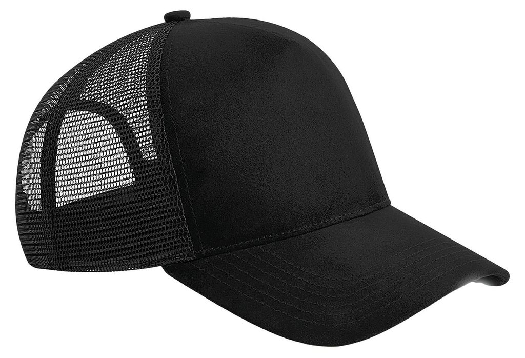 Beechfield - Trucker Cap Snapback für Herren/Damen Uni FK1205 (Einheitsgröße) (Schwarz)