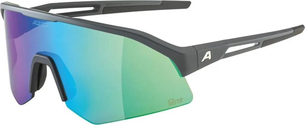 Lunettes VTT Alpina Sonic Hr Q-Lite Grises : Protection et Vision Large