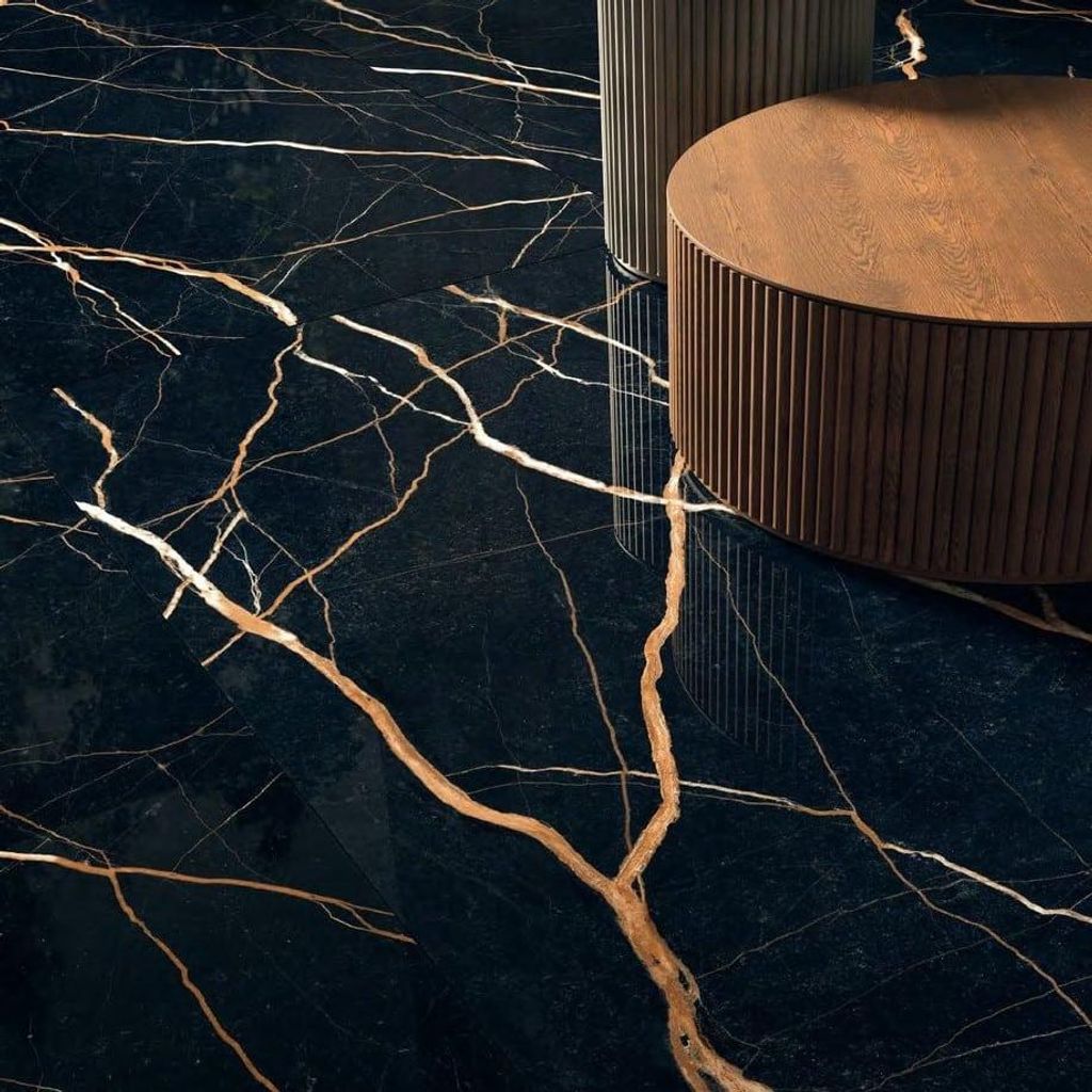 Fliesen Marmoroptik Schwarz 30x60 cm CASA39 Provenza Unique Marble