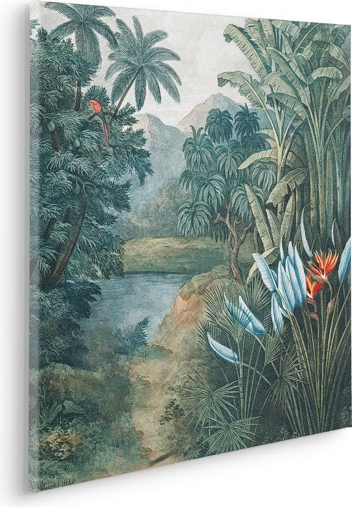 Keilrahmenbild - Exotic Empire - Größe 60 x 60 cm Produktbild 