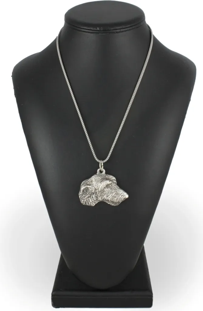 Collana Unica Irish Wolfhound Art-Dog | Ciondolo Cane Argentato Top