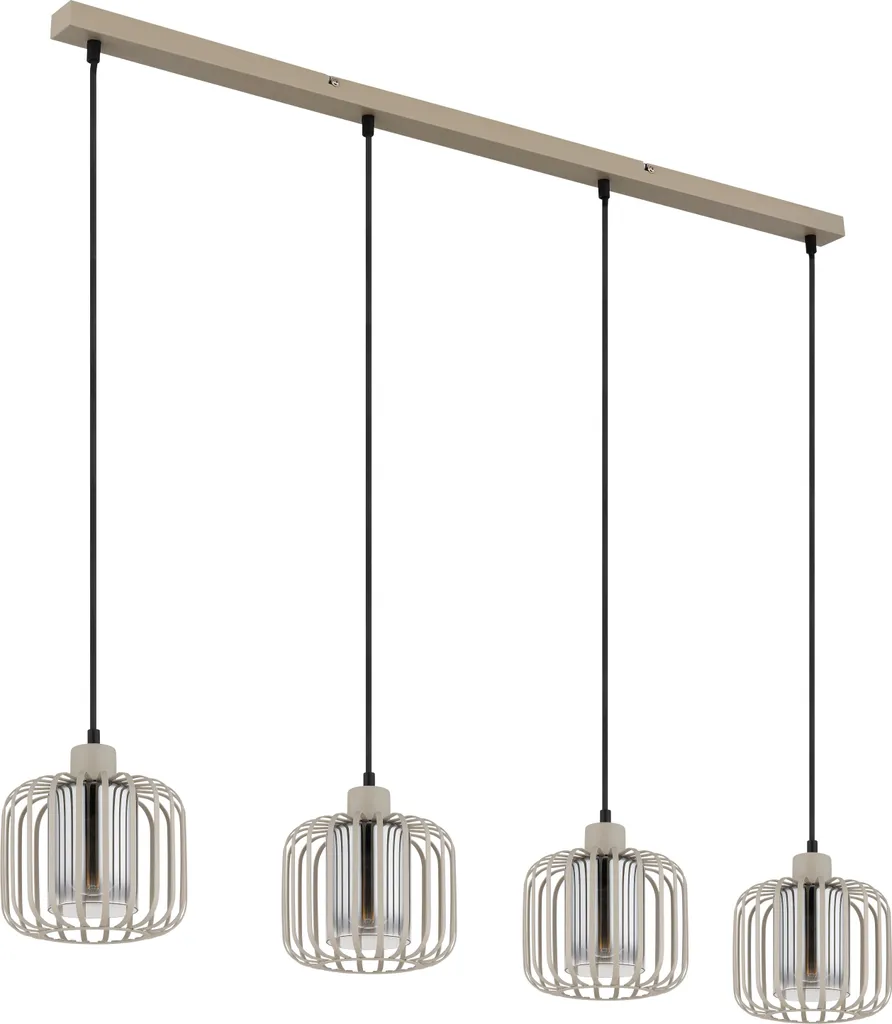 Lustre 4 Ampoules Globo ALFRED : Solution Éclairage Puissant et Design