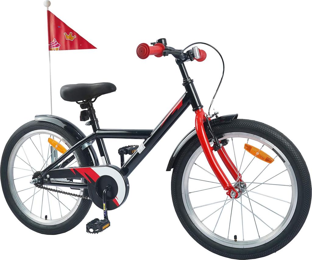 Cloris Designermöbel Kinderfahrrad 20 Zoll für 6-11 Jahre alt Schwarz - Jugend- & Kinderfahrräder HOMMIE113035