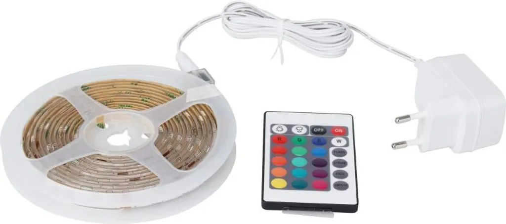 Striscia LED 5m RGB 150 LED 5050 - Kit Completo Alta Luminosità 12V
