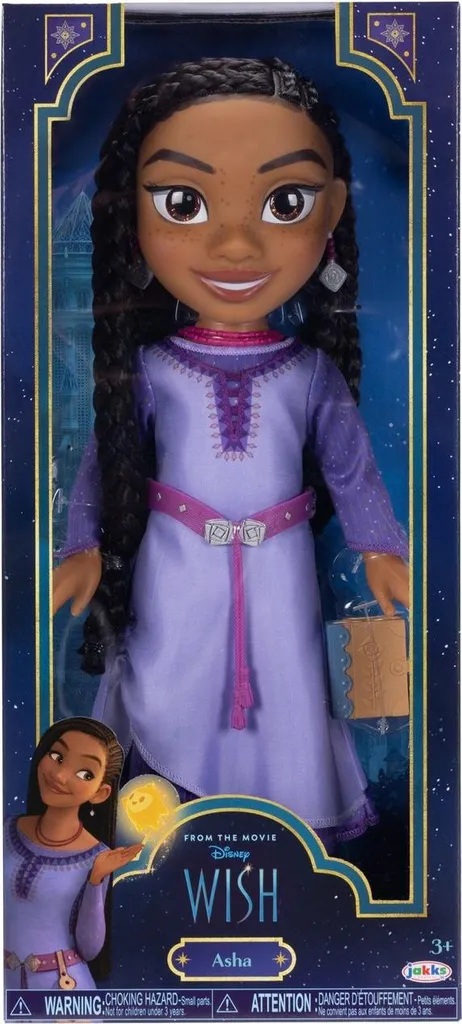 Asha Disney Wish Poupée de Collection avec Détails Authentiques 38 cm