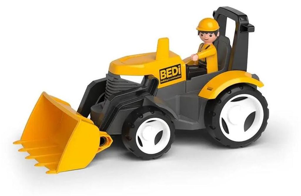 Efko Igrá?ek ECO MultiGO Gelber Traktor mit Pflug, Igrá?ek Figur